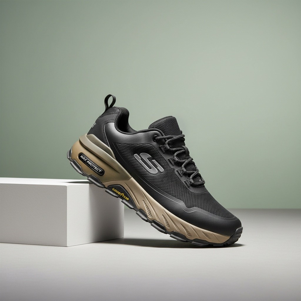 Black Max Protect Skechers