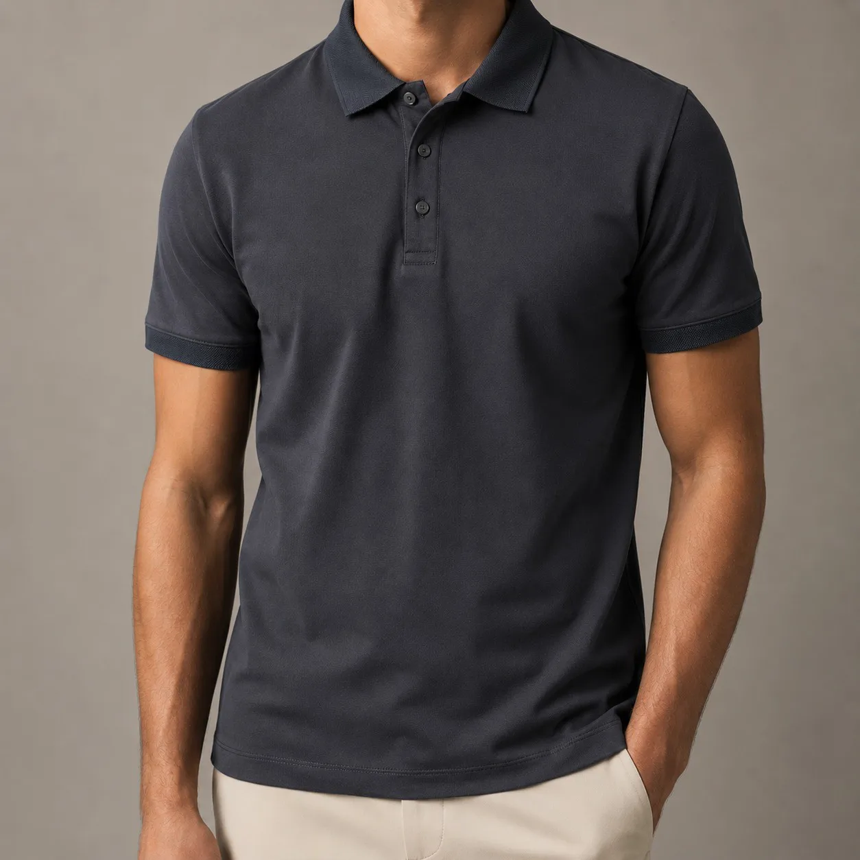 Navy Di Rossi Polo