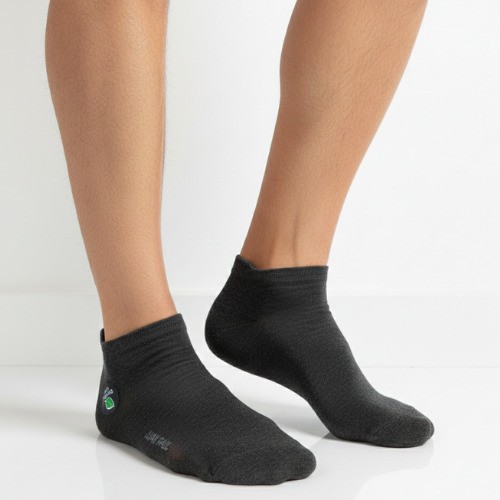 socks grey juan raul low bambuu