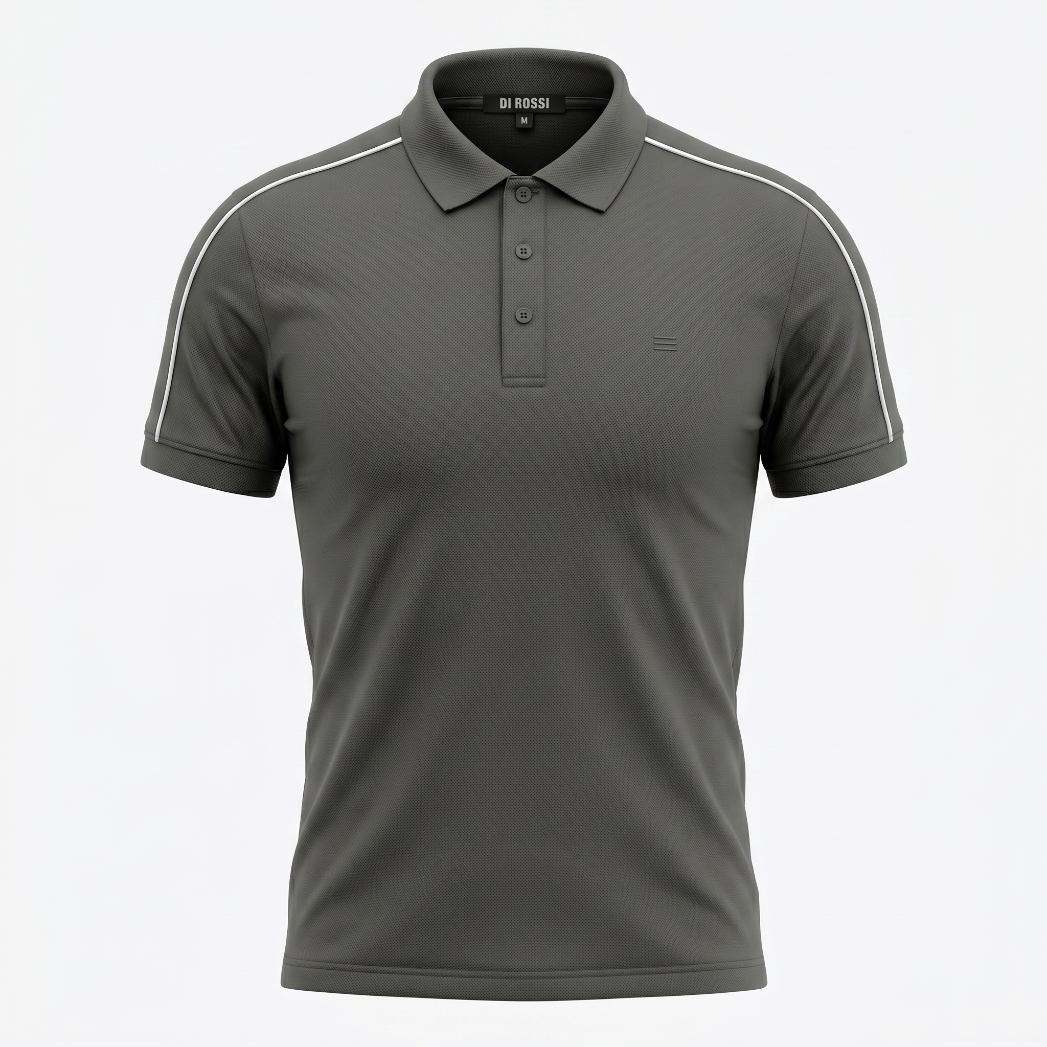 Charcoal Grey Polo Di Rossi