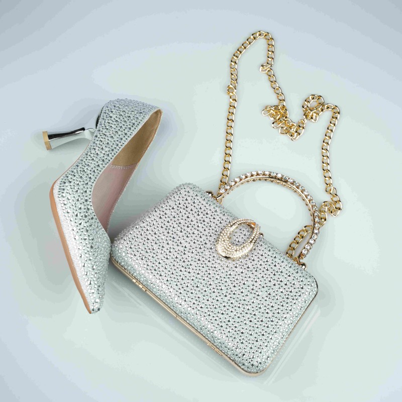 heels silver #2 lighting 8 cm heel