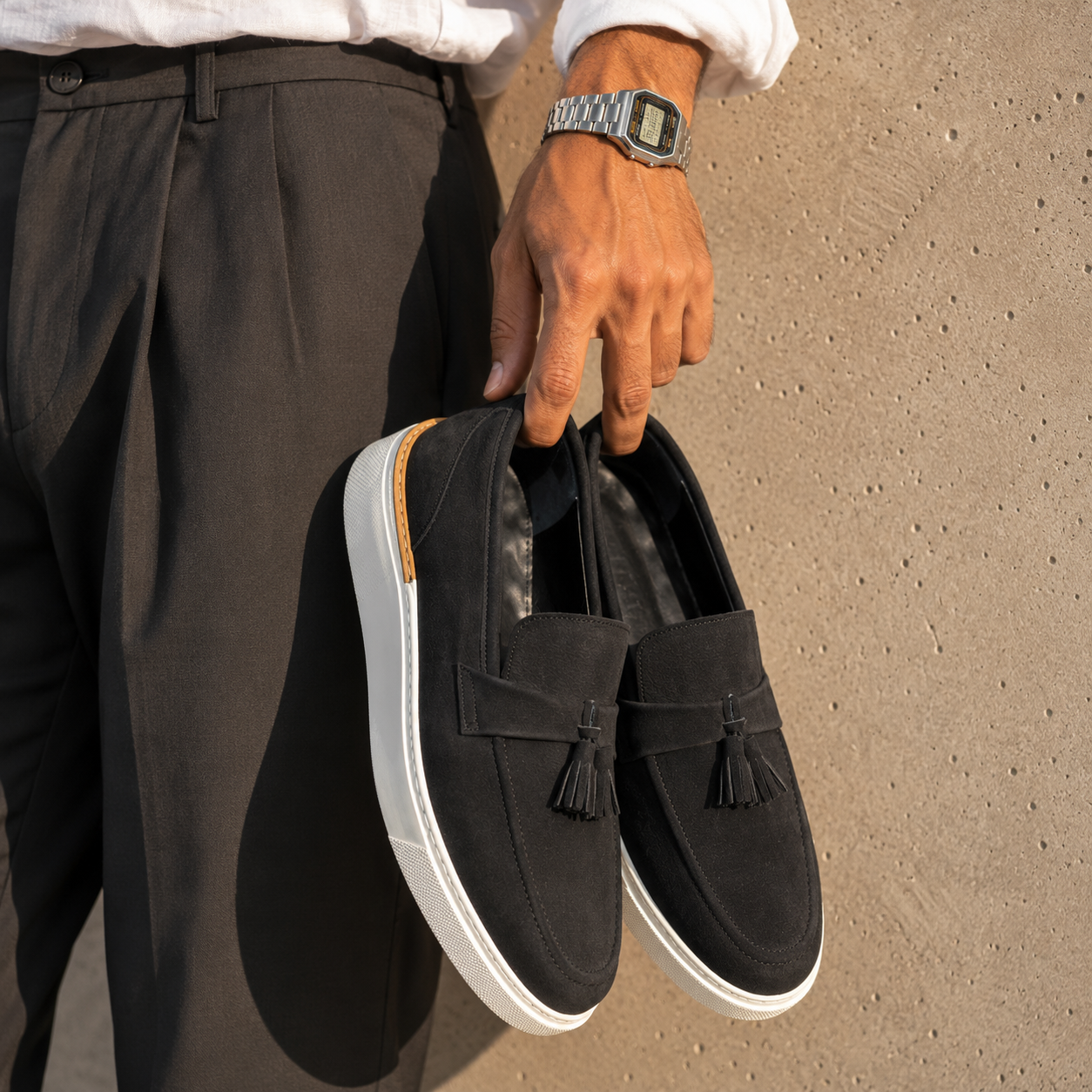 Black Tassel JAMMAL Loafer