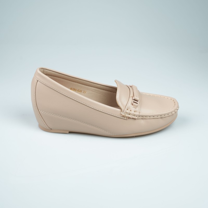 medical heels greige high height