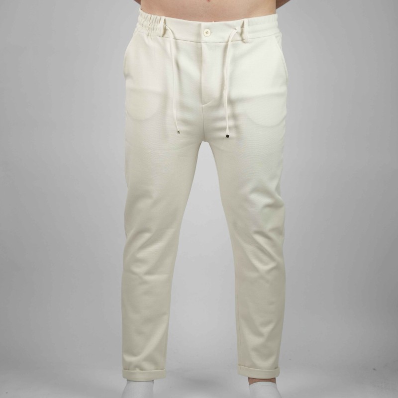 pant light beige zara cotton