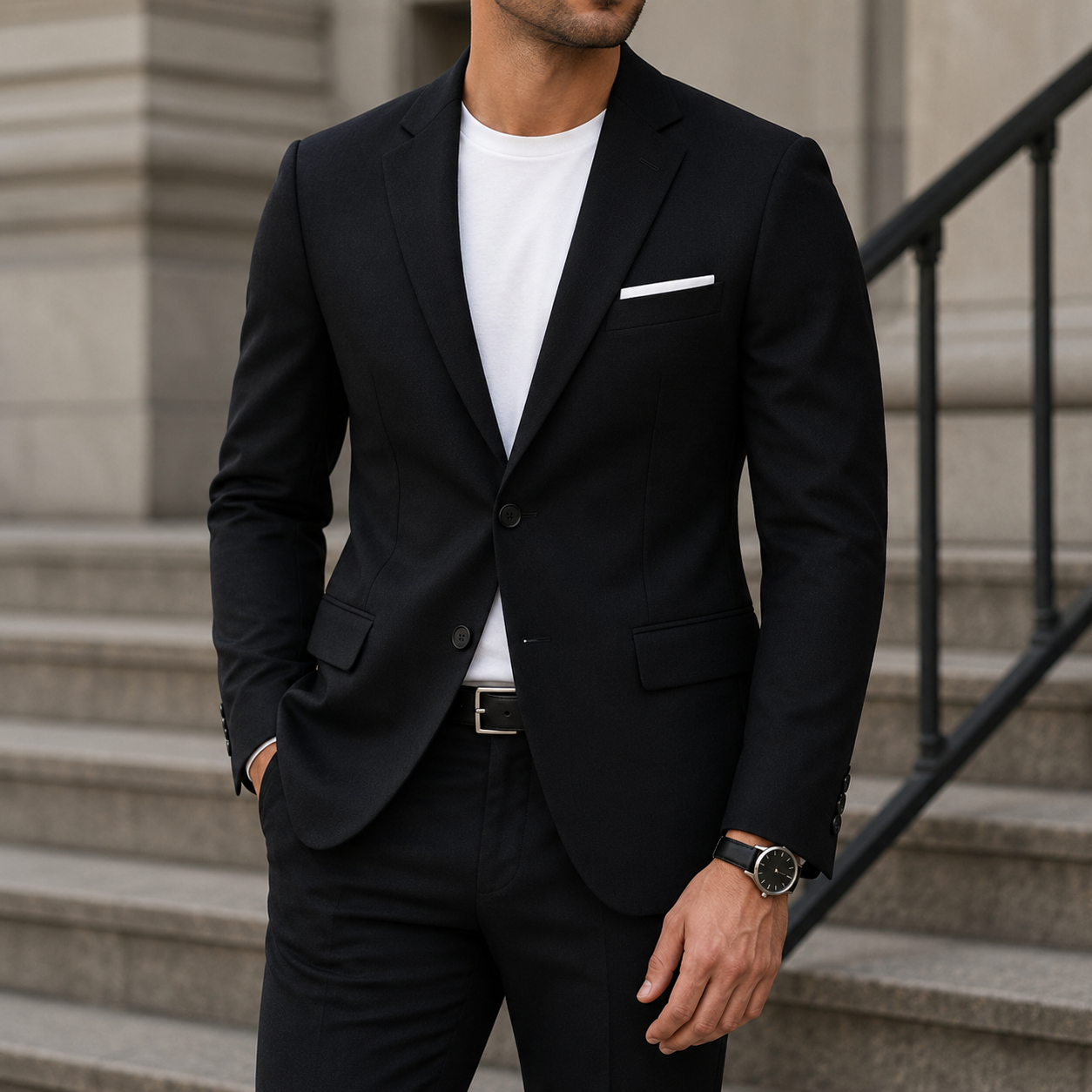 Black Di Rossi Blazer