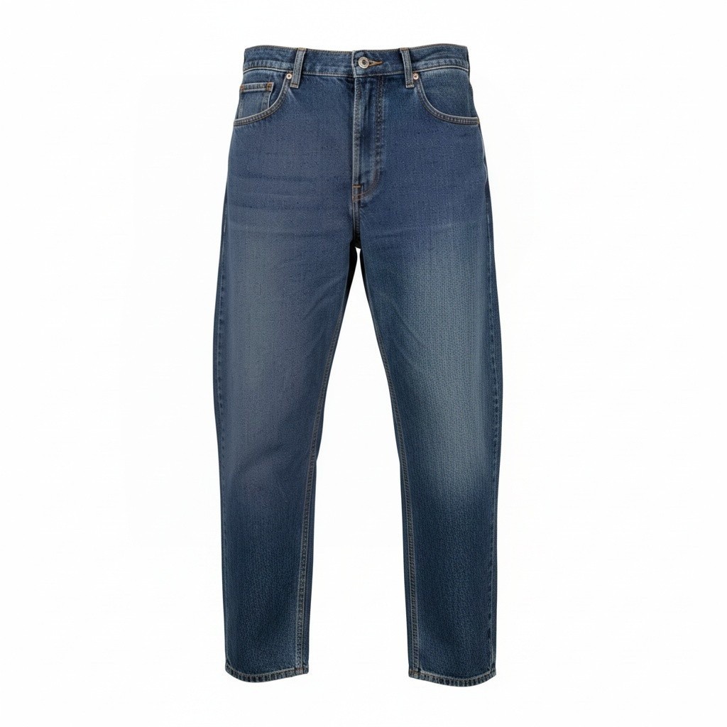CONTINUE Blue Baggy Jeans
