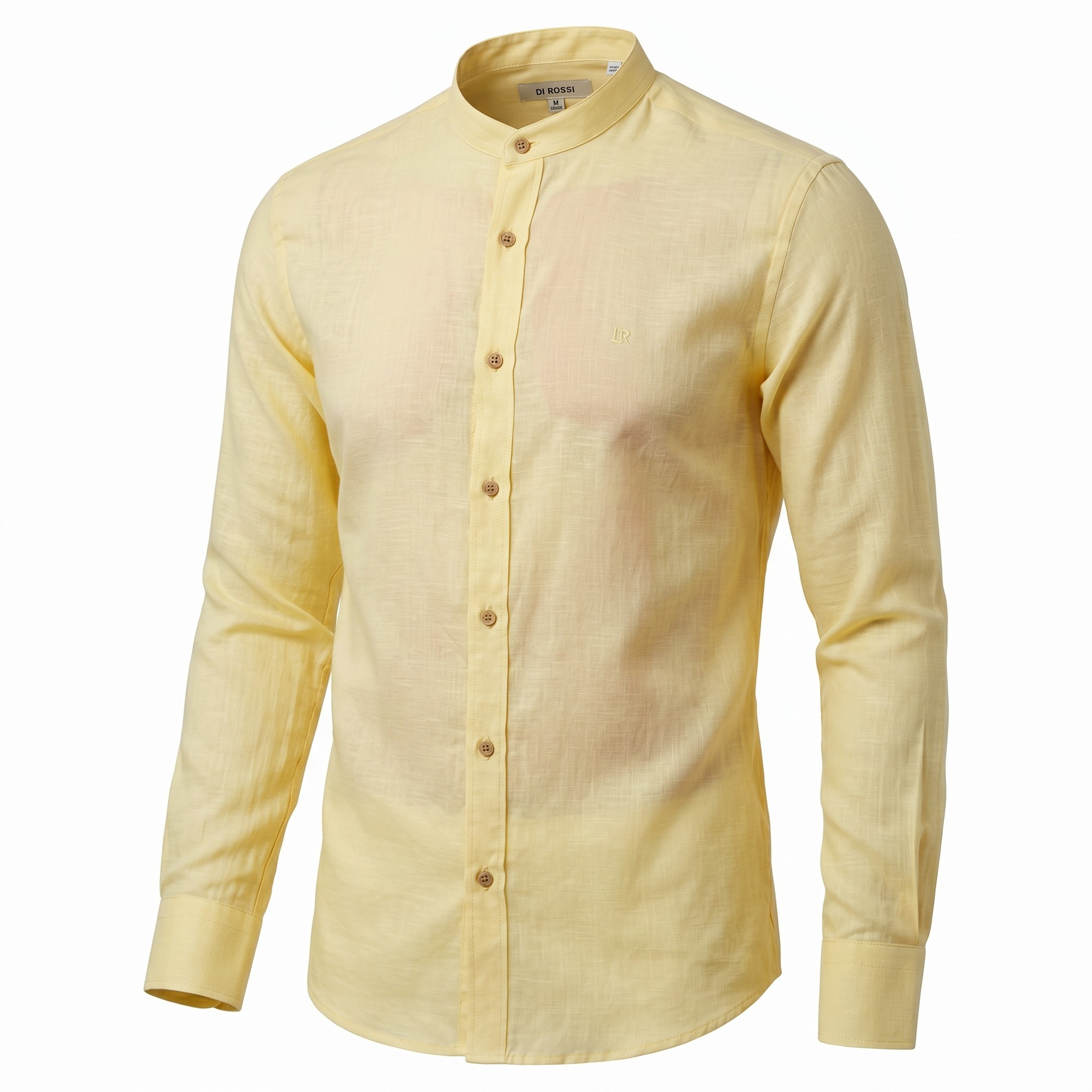 Light Yellow Linen Shirt
