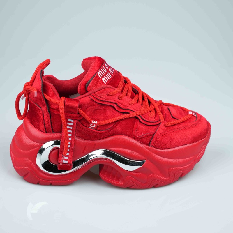 shoes red chemoi miu miu high sol