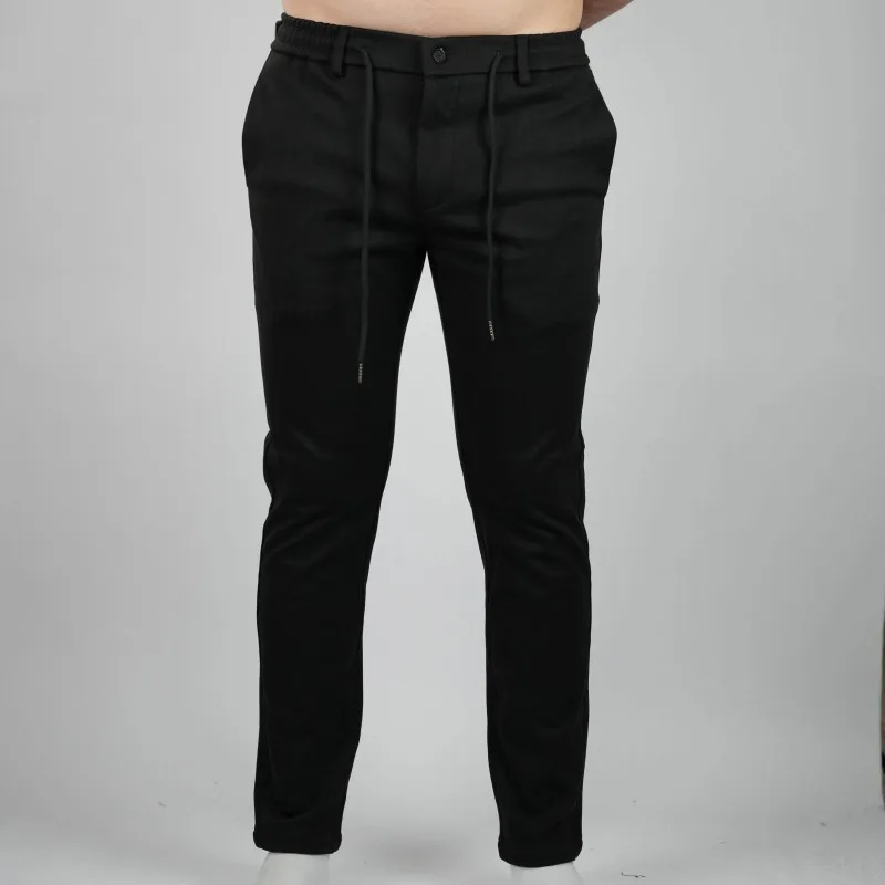pant  black cotton broadcloth I see dnm