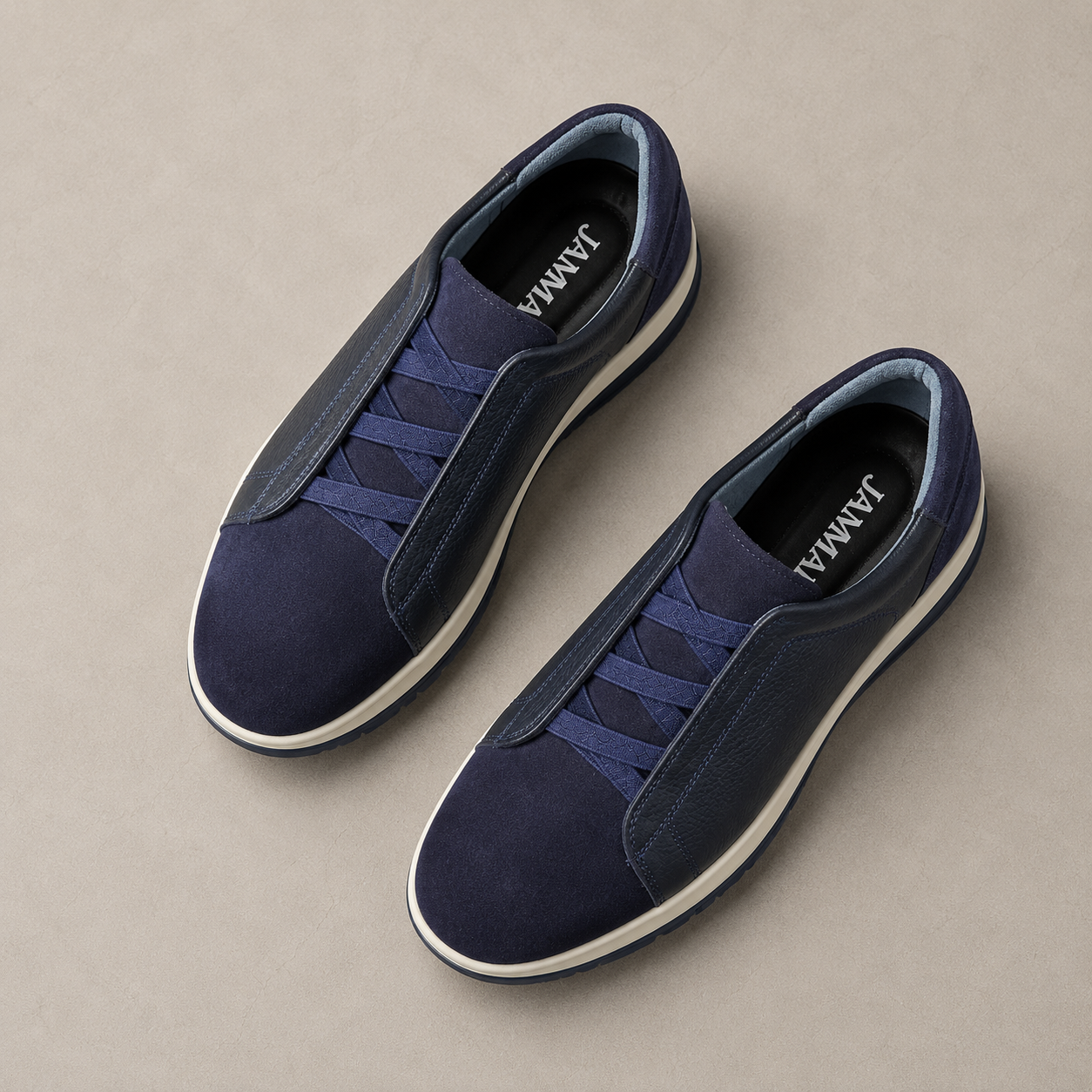 Navy JAMMAL Elastic Strap
