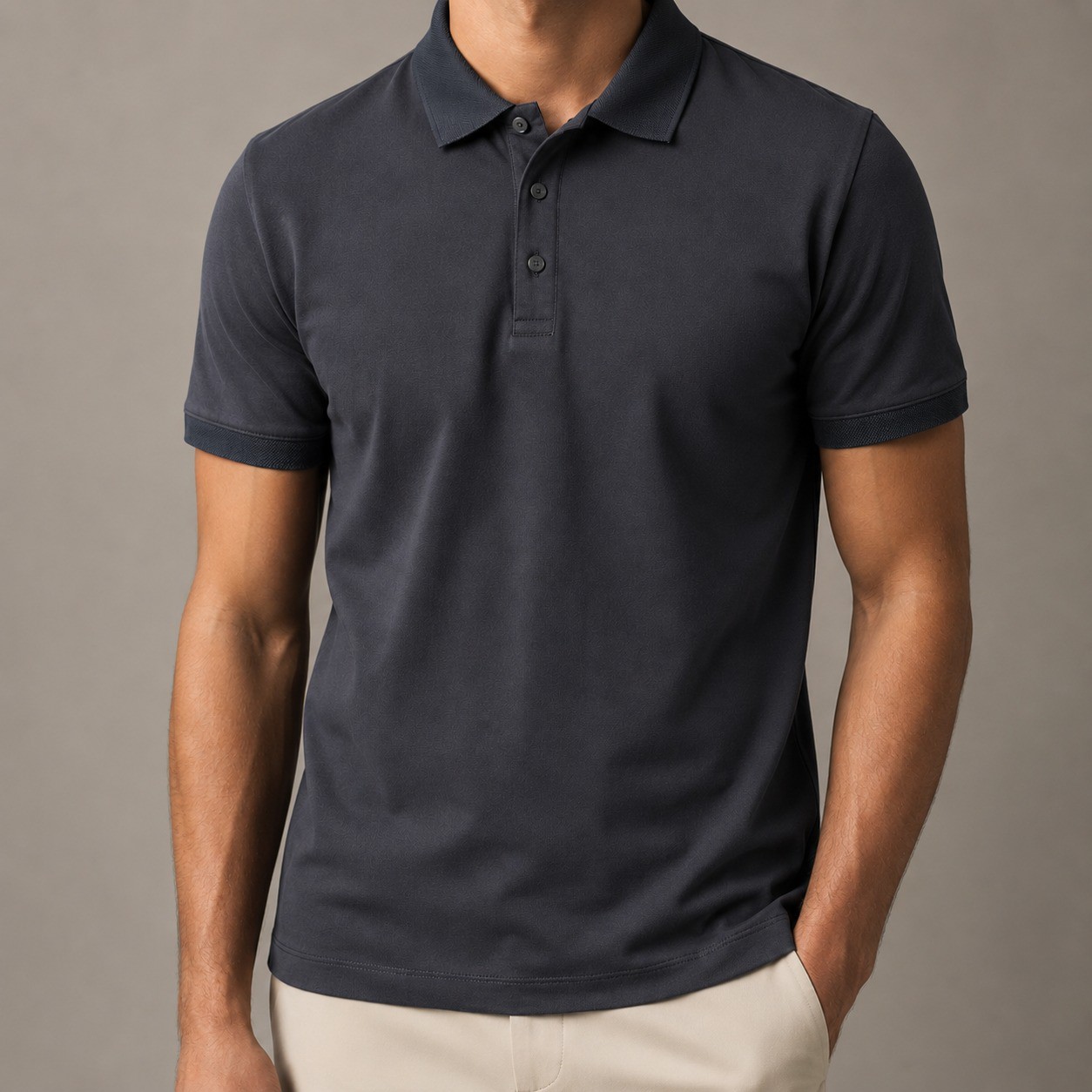 Navy Di Rossi Polo