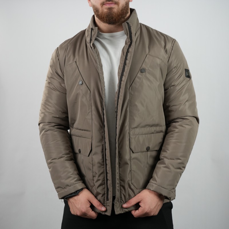 jacket beige hi men side pocket above 4081