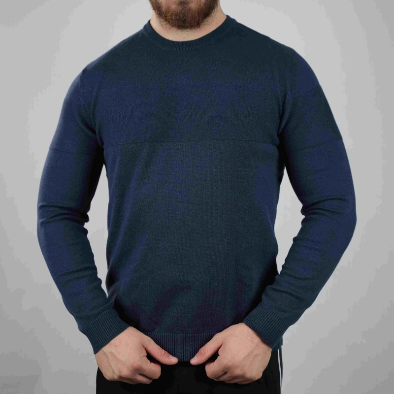 t-shirt  blue di rossi pure wool