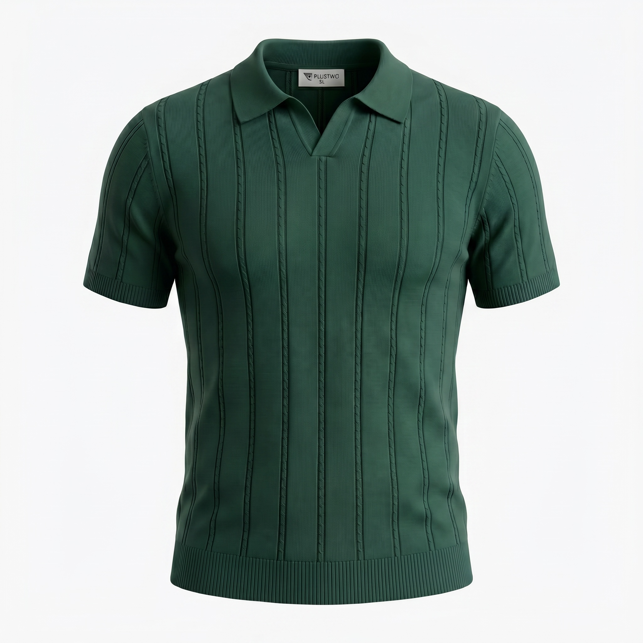 Green Knit Polo