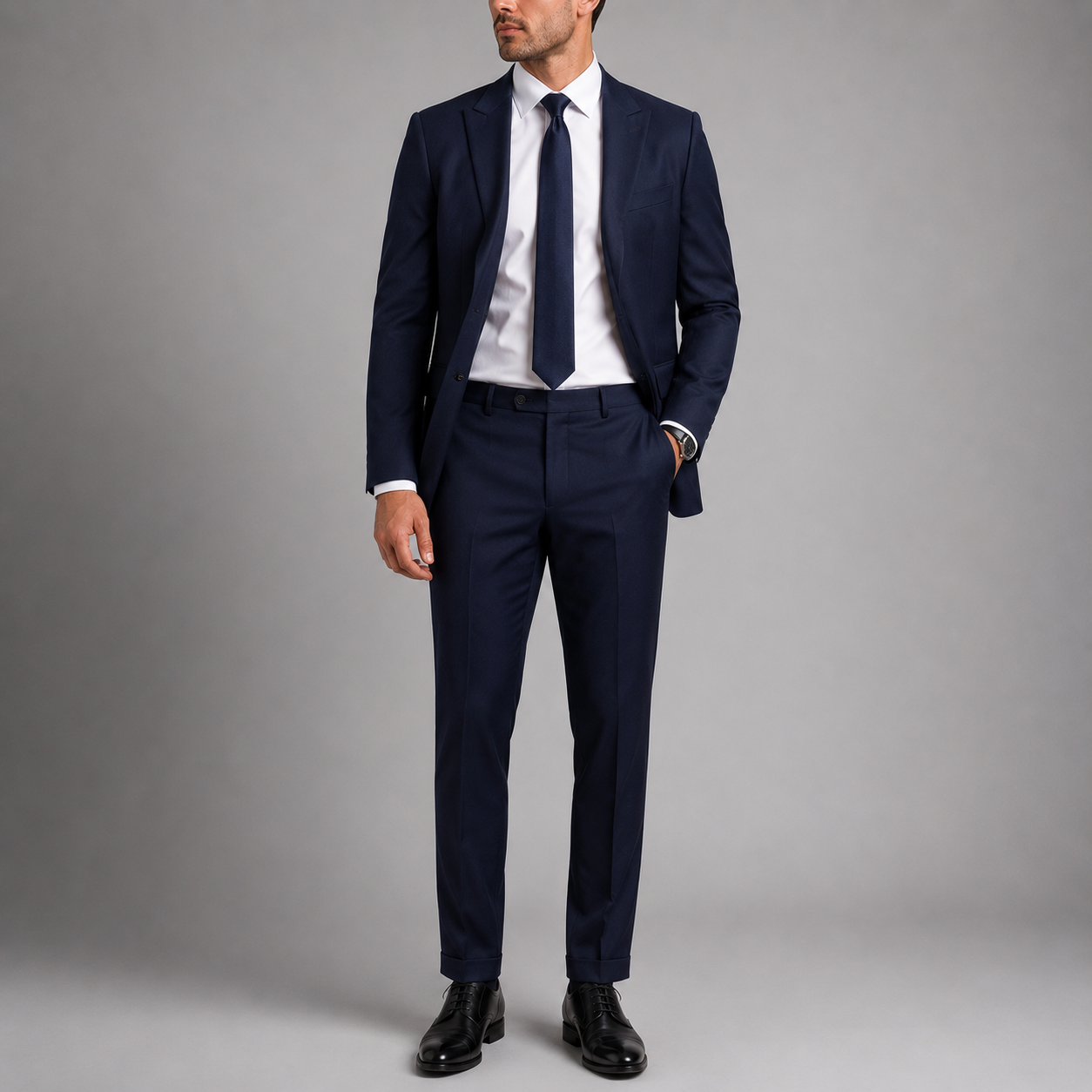 Navy Di Rossi Suit