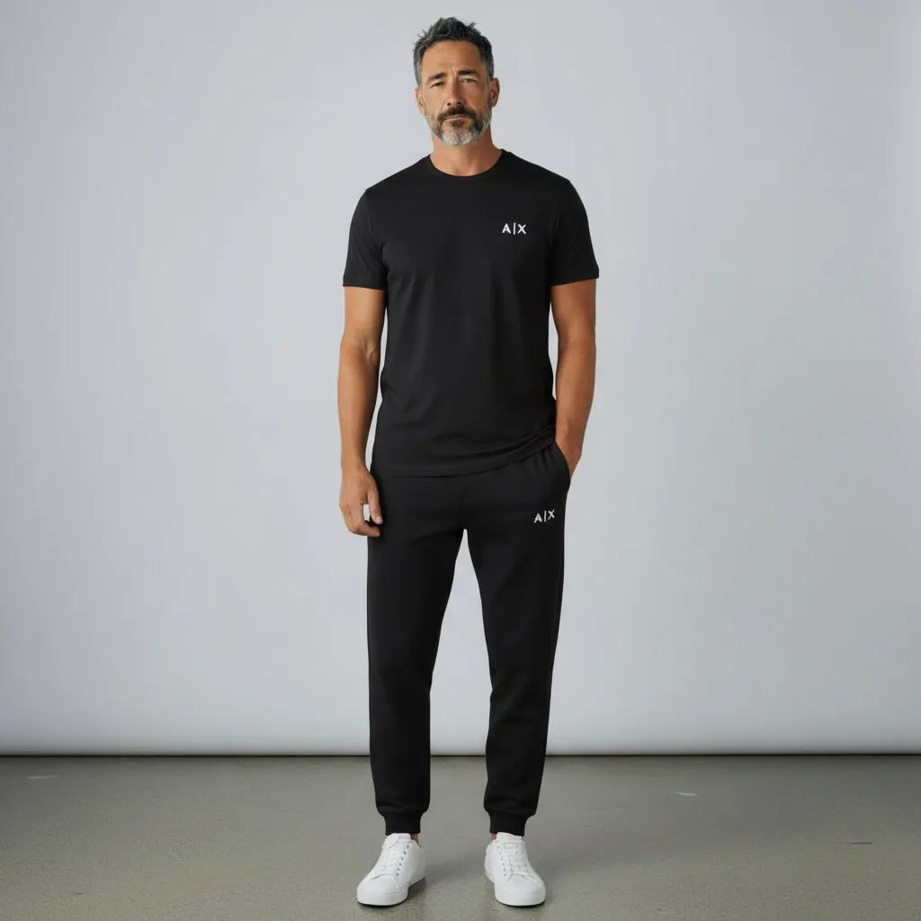 Armani exchange set black