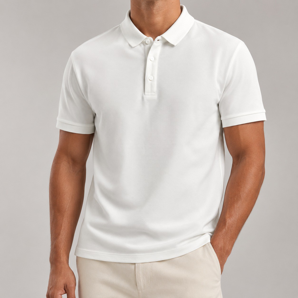 White Di Rossi Polo