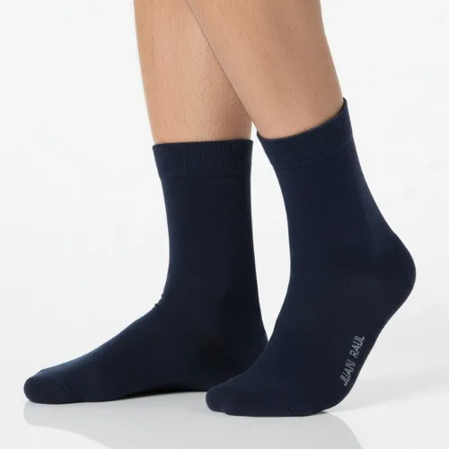 socks navy juan raul long bambuu