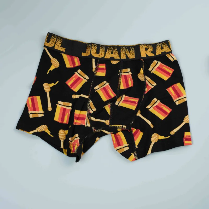 boxer black orange honey  juan raul