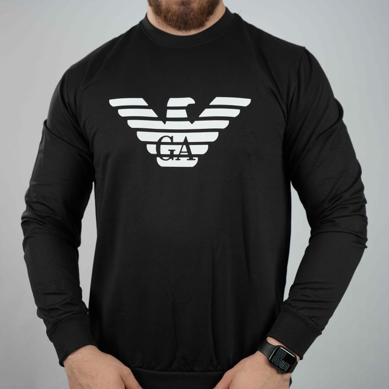 t-shirt black gergio armani  thin cotton