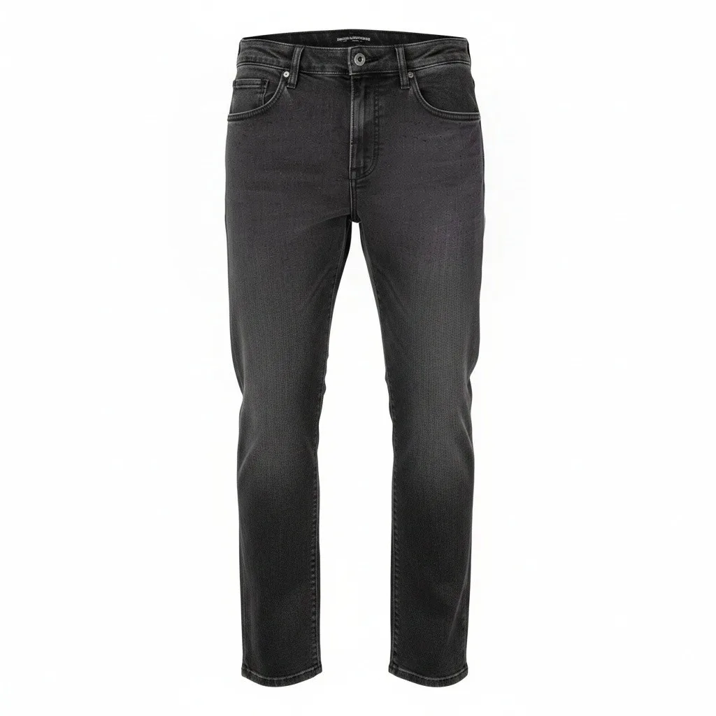 YOUTHFEVER Grey Straight Fit Jeans