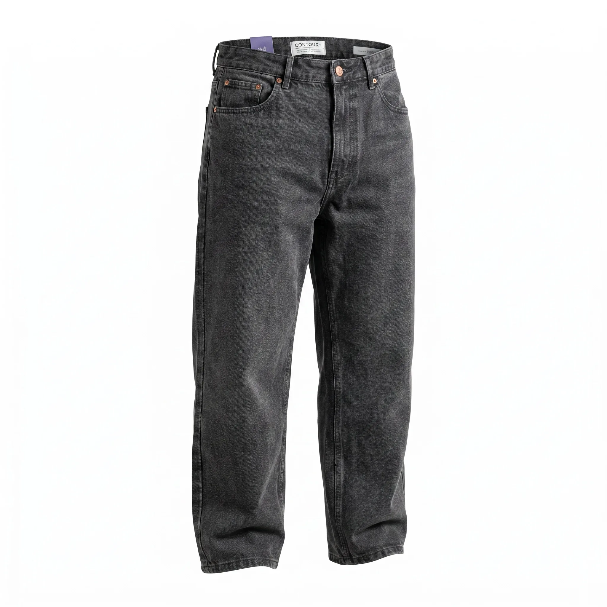 CONTINUE Grey Baggy Jeans