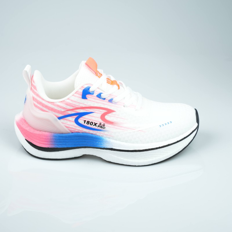 running shoes pink  blue