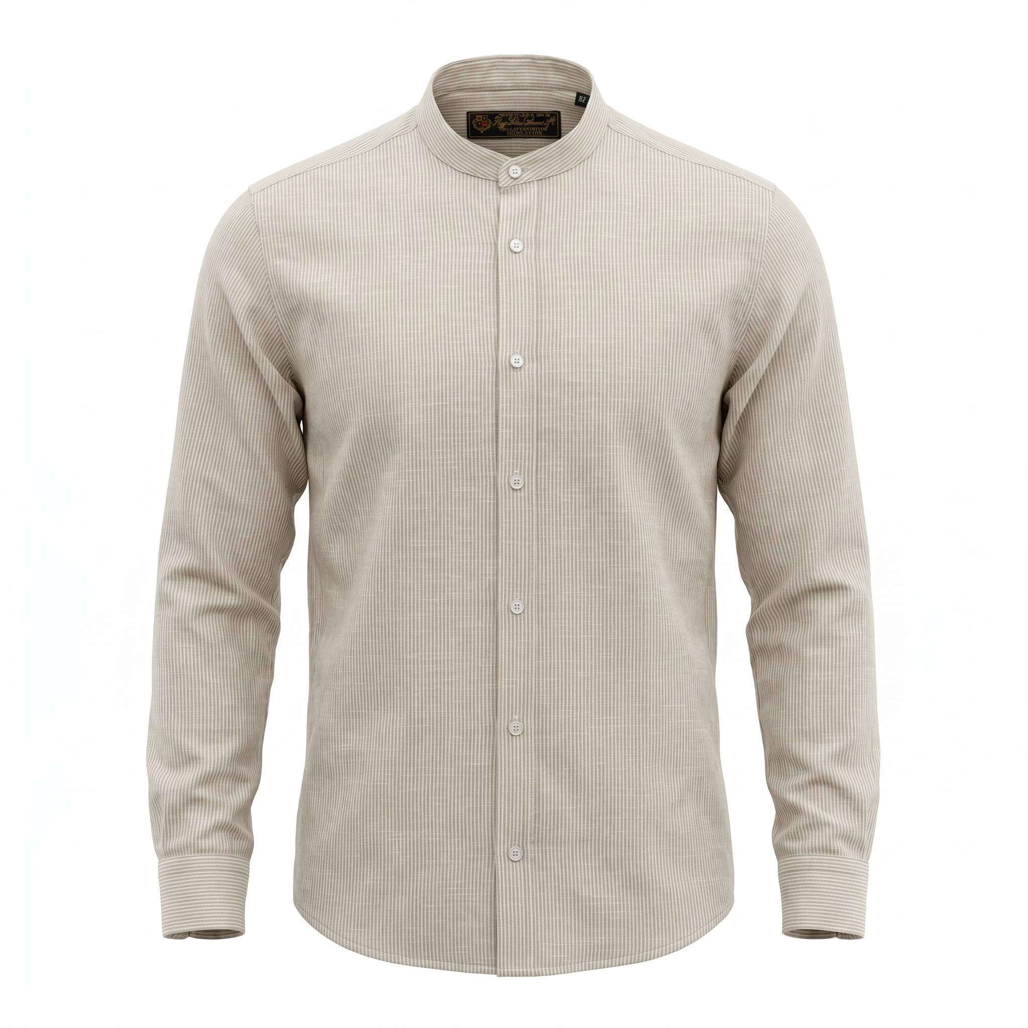 Pastel Yellow Pinstripe Shirt