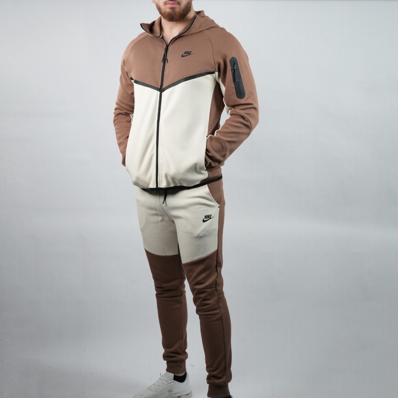 survetmant brown beige nike tech cotton