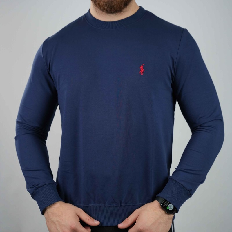 t-shirt blue polo ralph lauren thin cotton