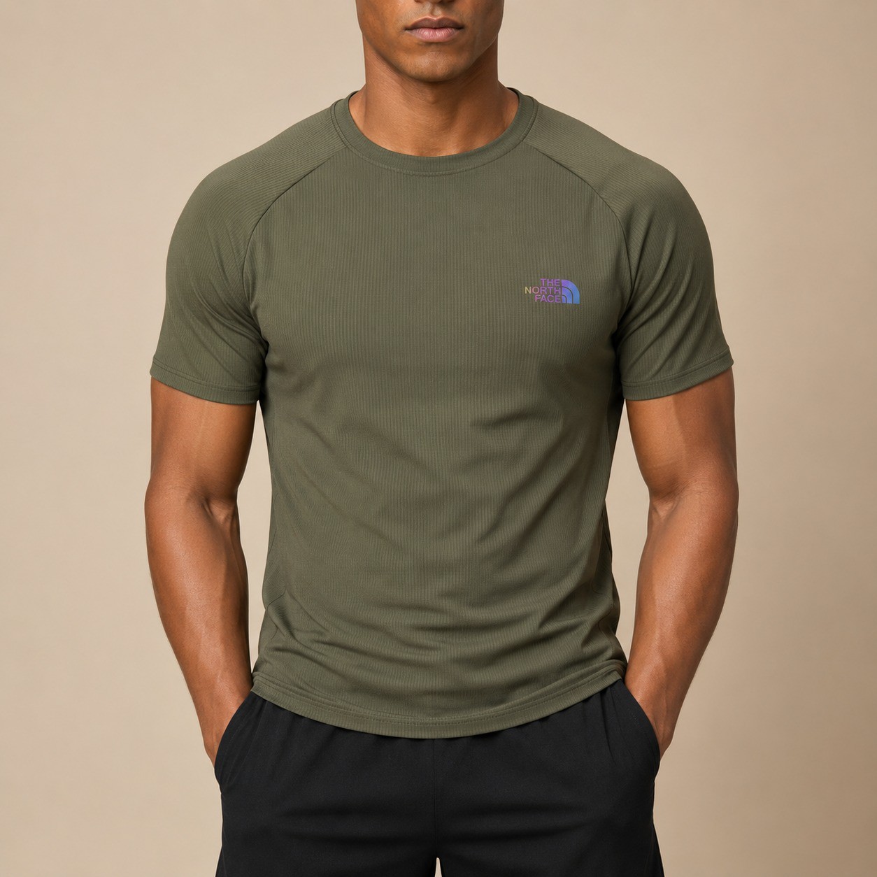 Olive The North Face T-Shirt