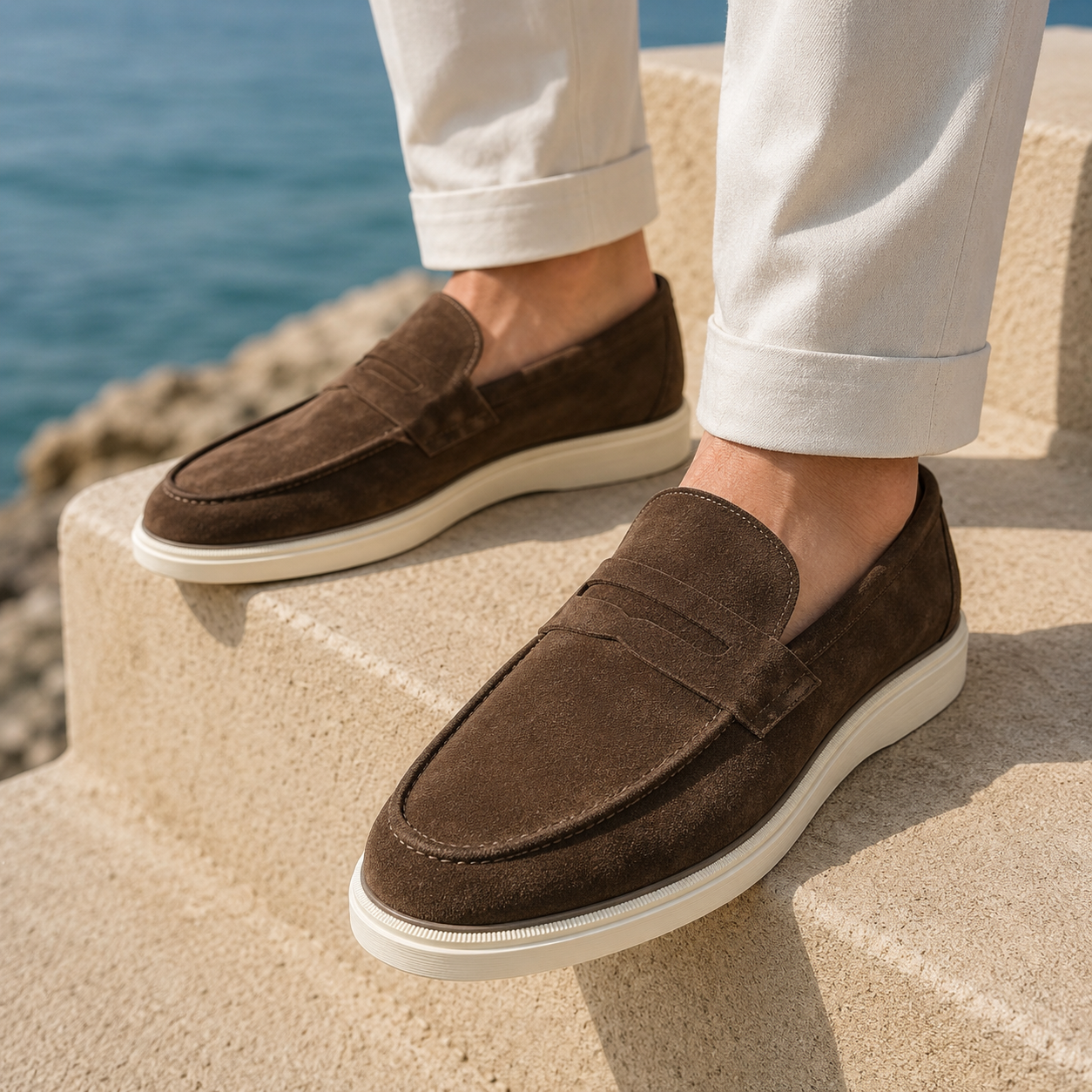 Brown JAMMAL Penny Loafer