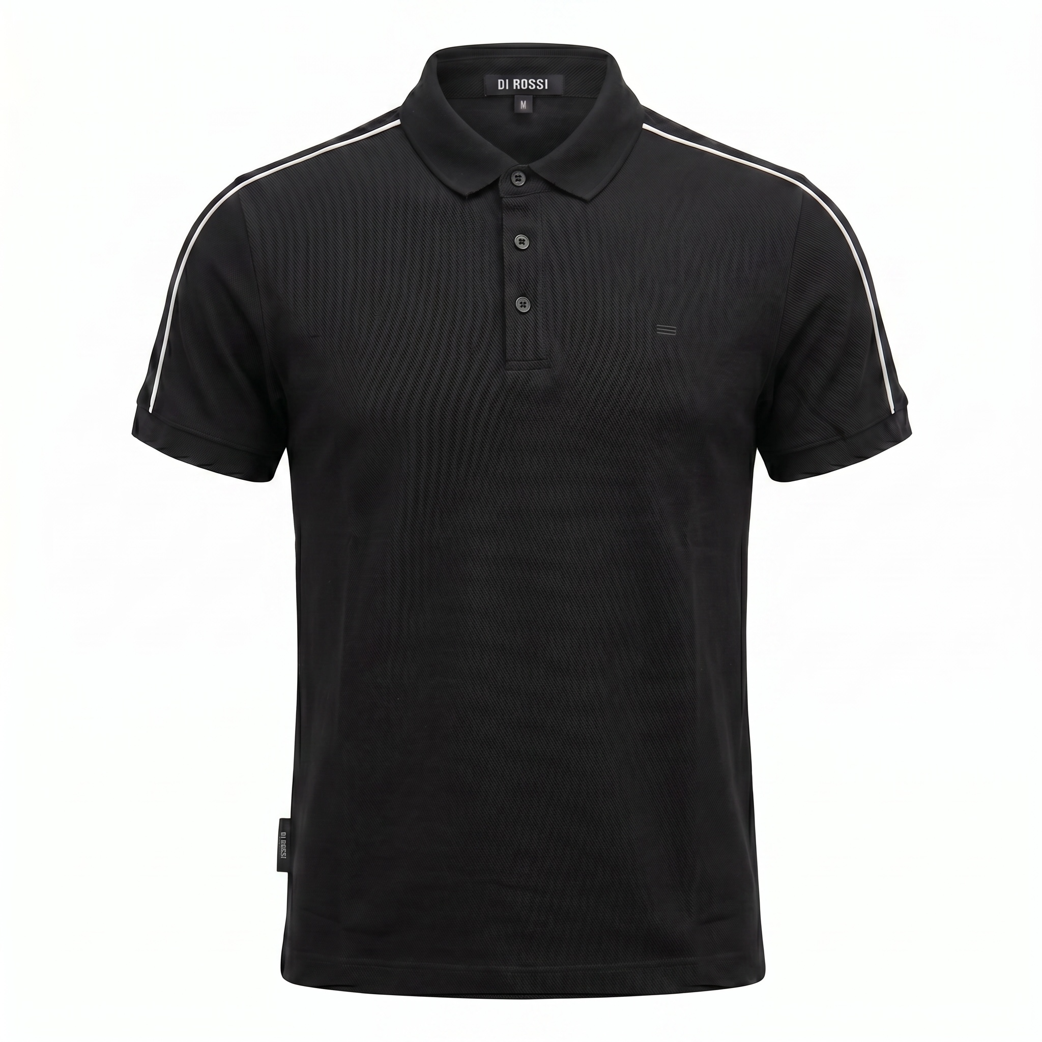 Black Polo Di Rossi