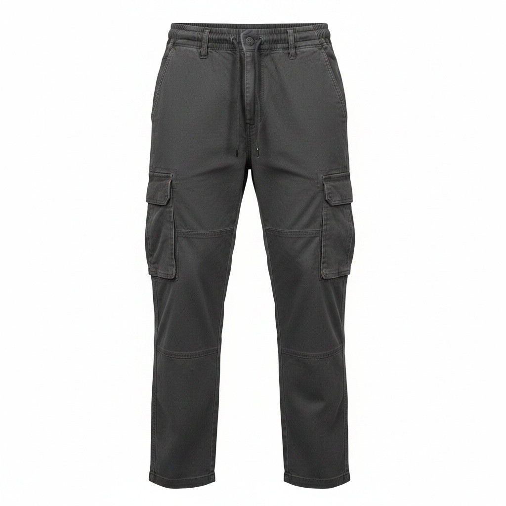 Charcoal Gray Cargo Pants