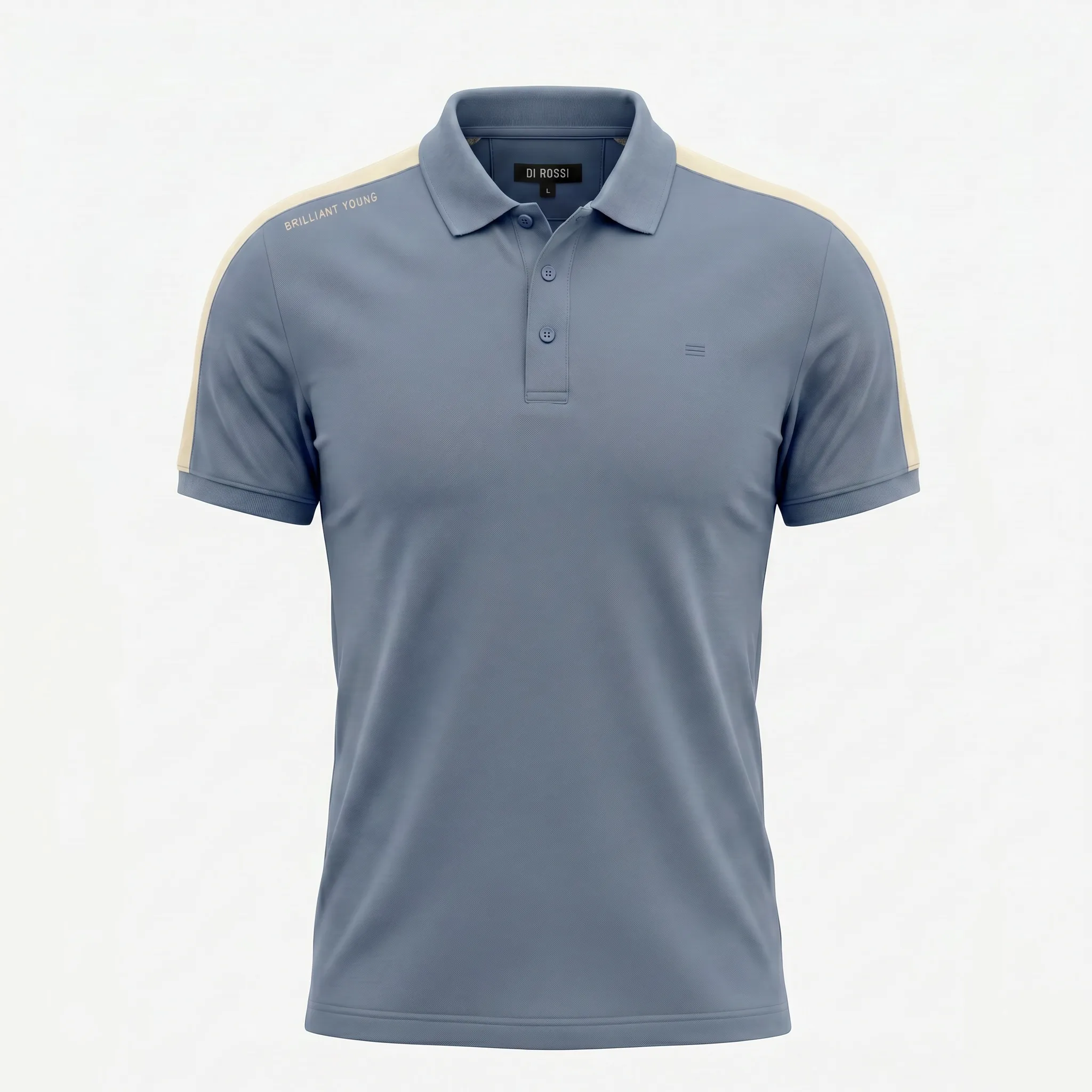 Cream Shoulder Blue Polo Di Rossi
