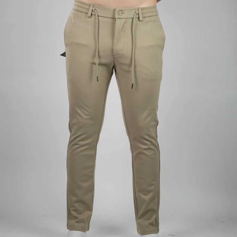 pant  beige cotton broadcloth I see dnm
