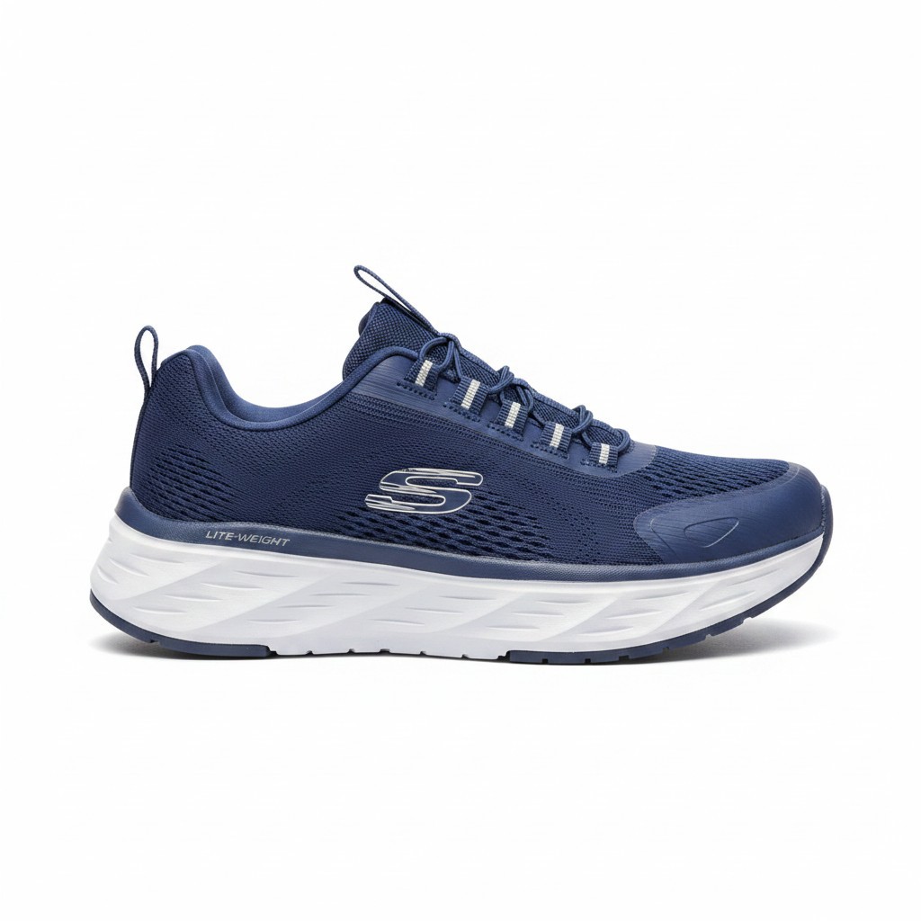 Navy Blue Skechers Lite-Weight