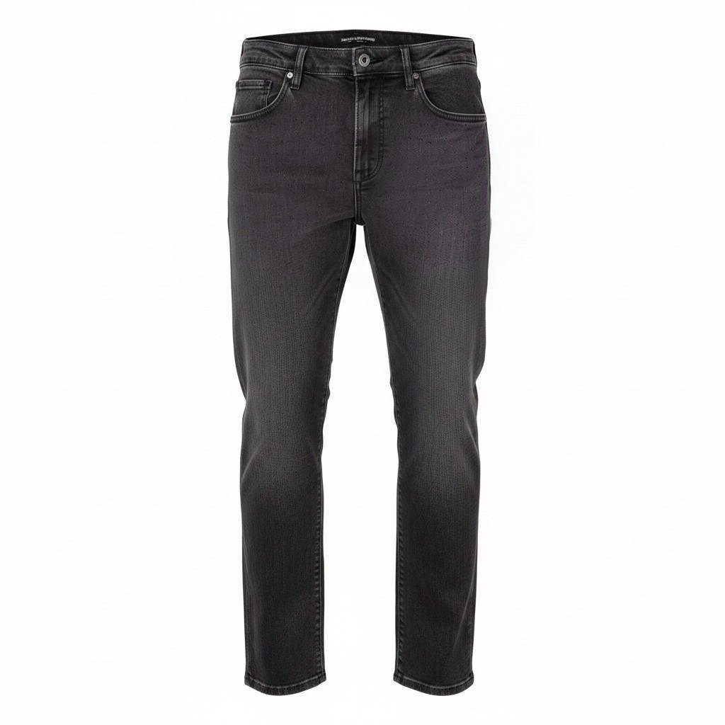 YOUTHFEVER Grey Straight Fit Jeans