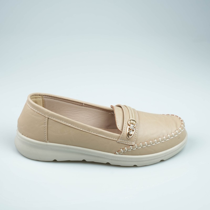 medical heels beige  low sol