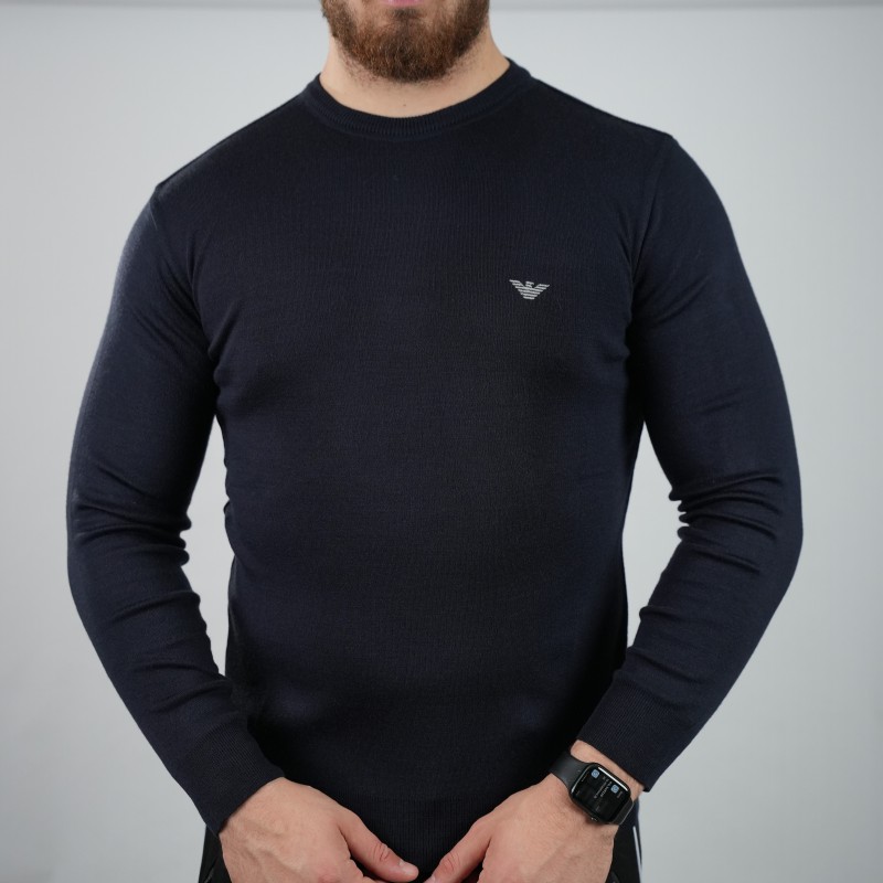 t-shirt armani navy slim fit