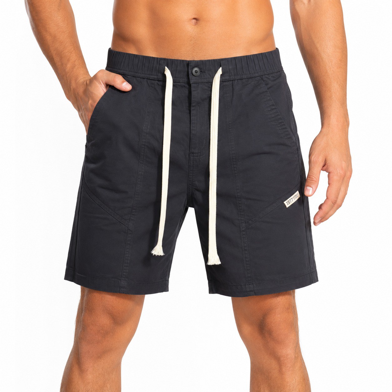 Black Denim Shorts