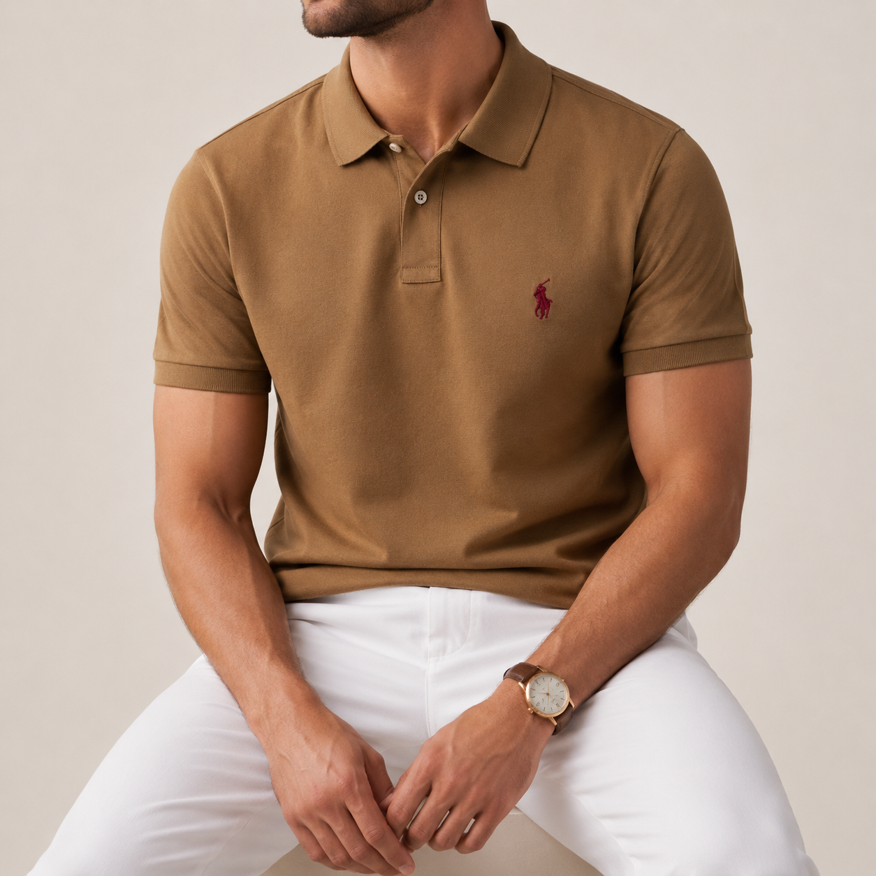 Brown Polo T-Shirt