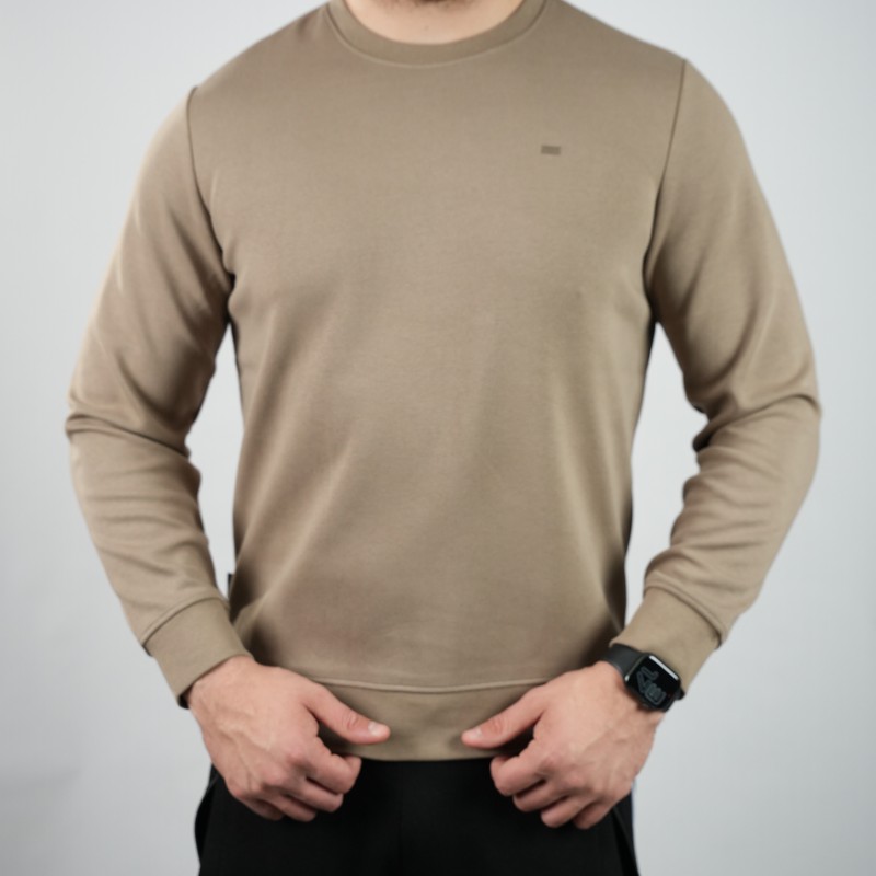 t-shirt  beige di rossi cotton