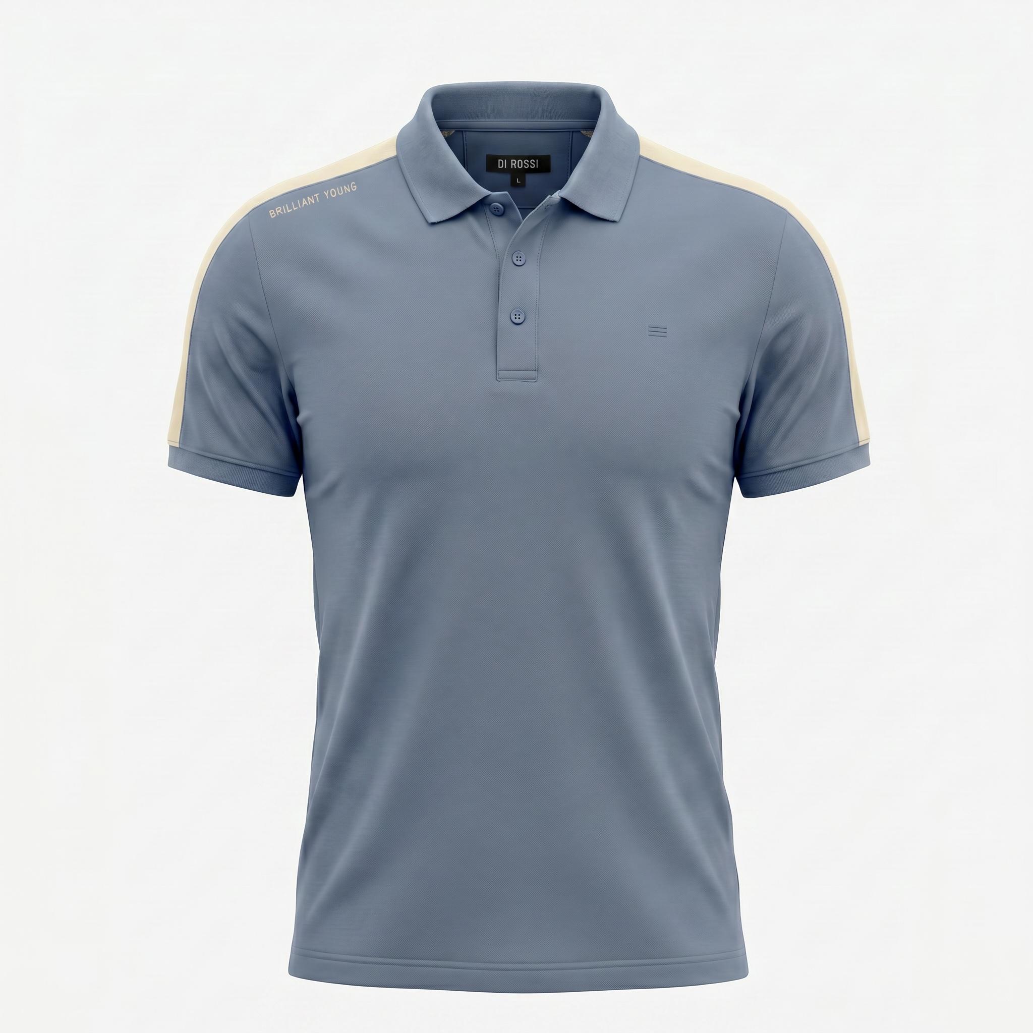 Cream Shoulder Blue Polo Di Rossi