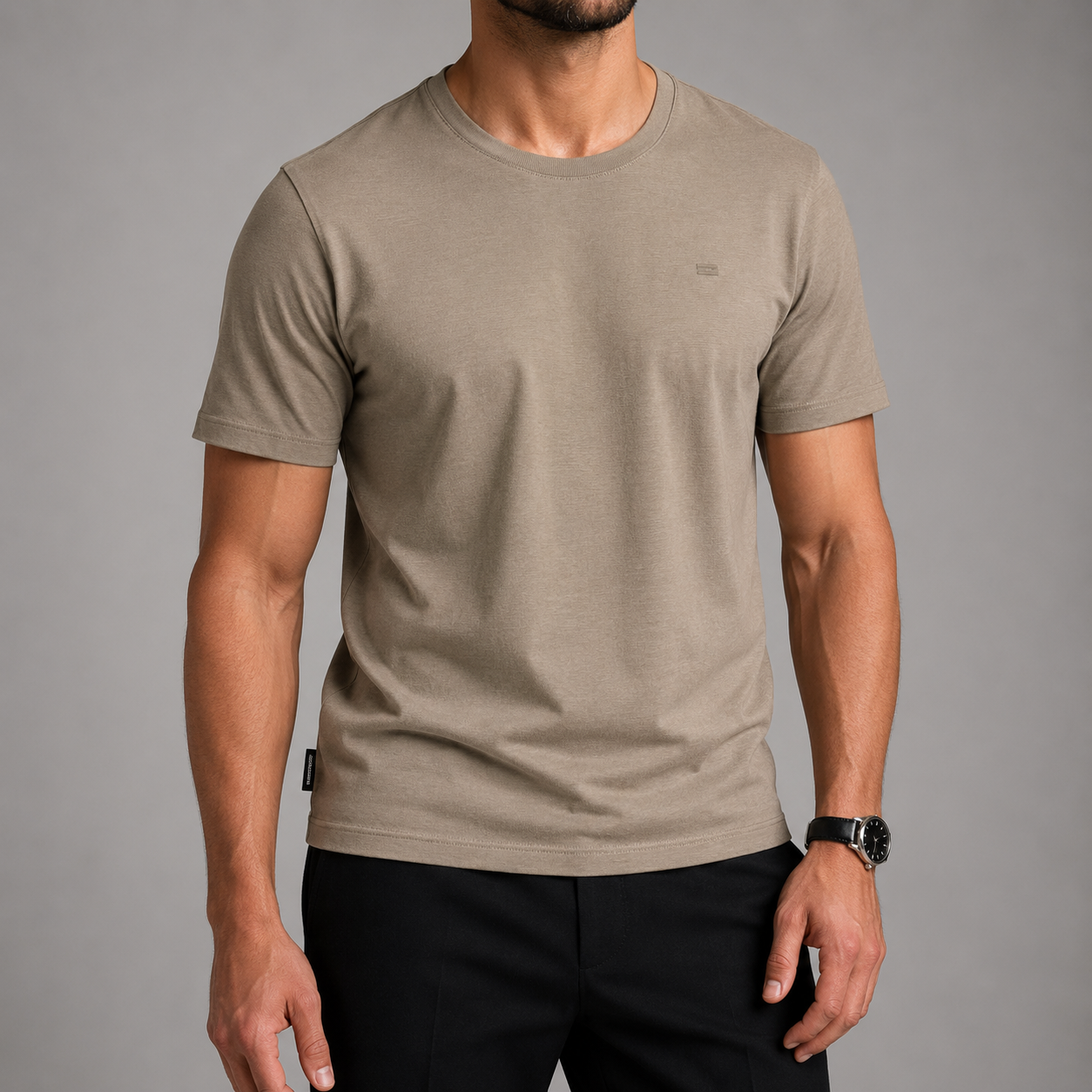Khaki Di Rossi T-Shirt