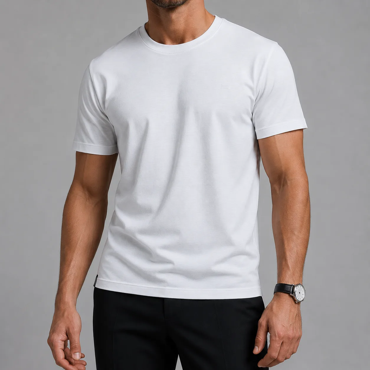 White Bluish Di Rossi T-Shirt