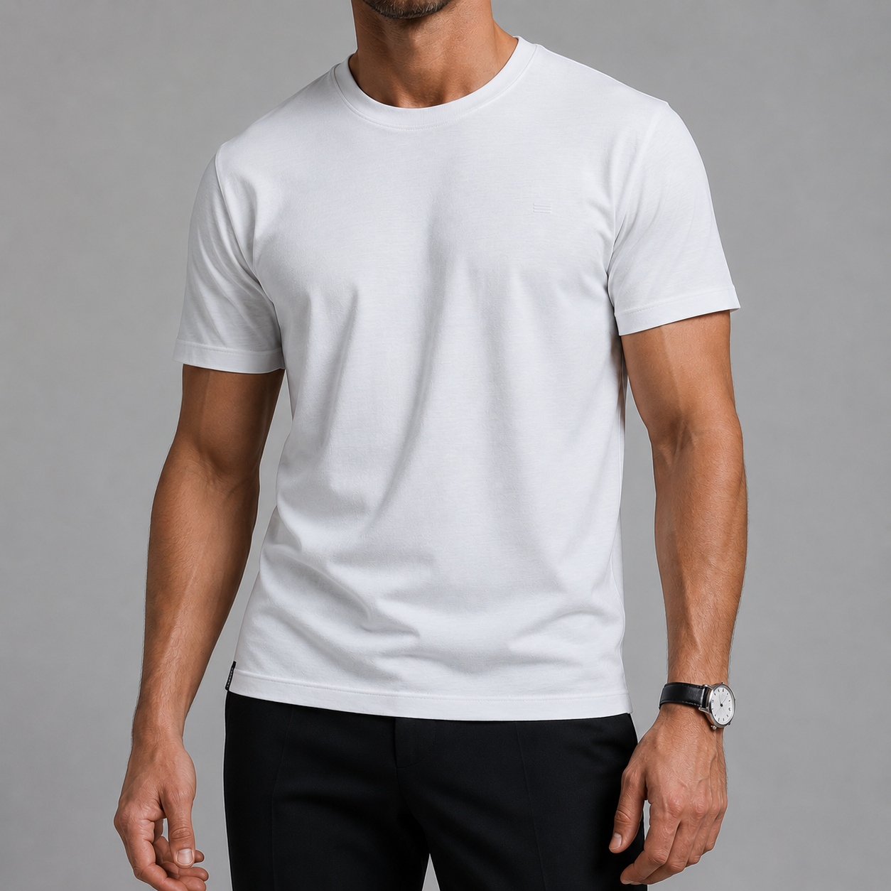 White Bluish Di Rossi T-Shirt