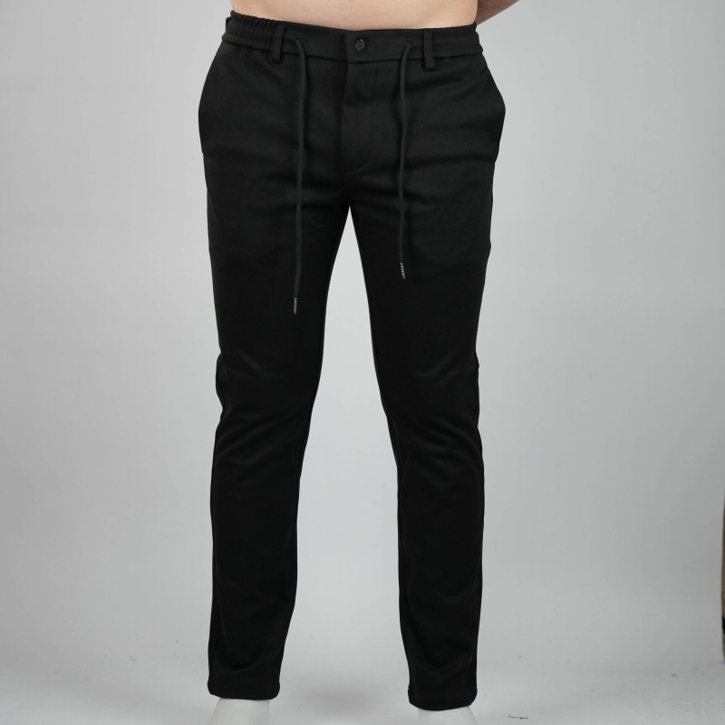 pant  black cotton broadcloth I see dnm