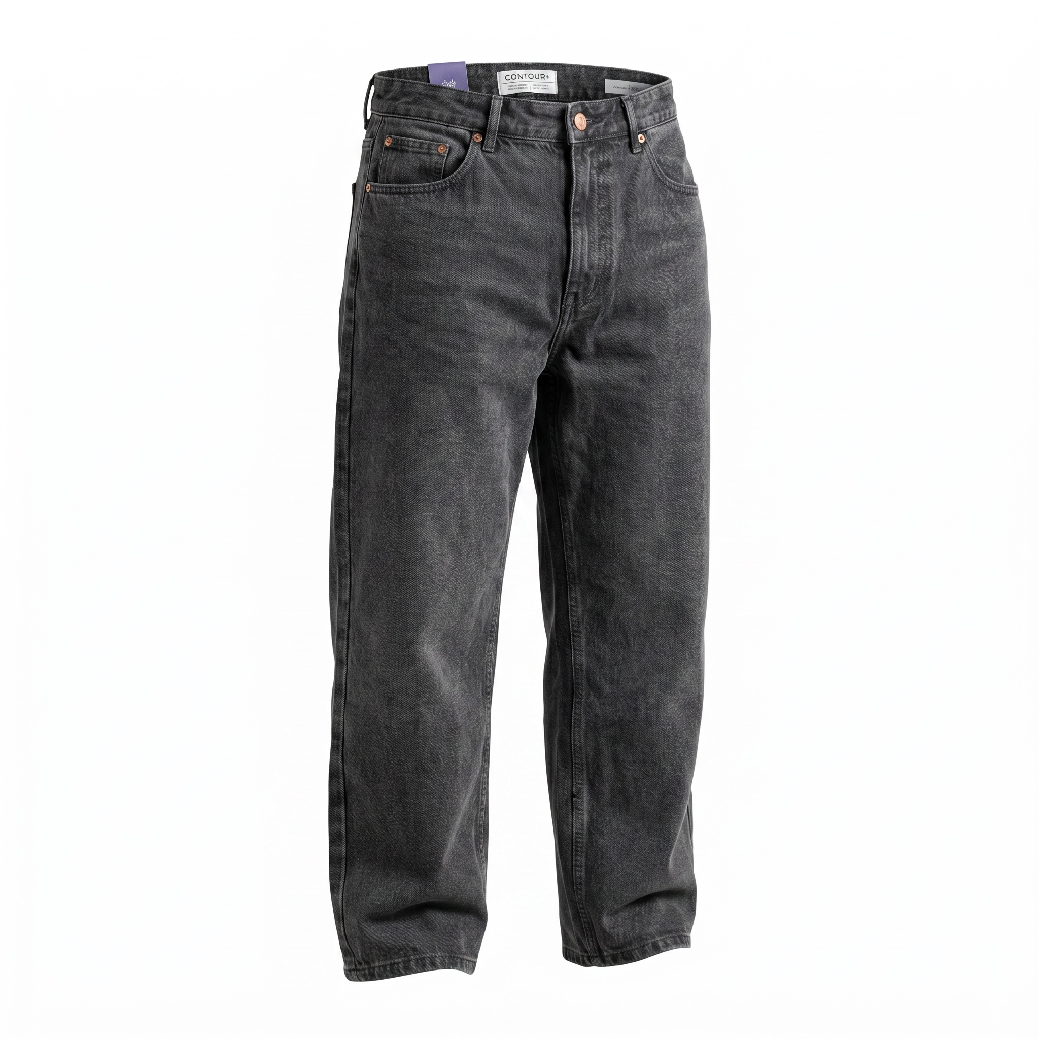 CONTINUE Grey Baggy Jeans