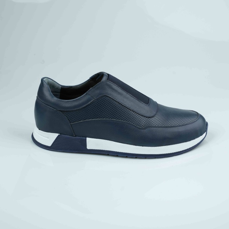 jammal navy drowing pure leather